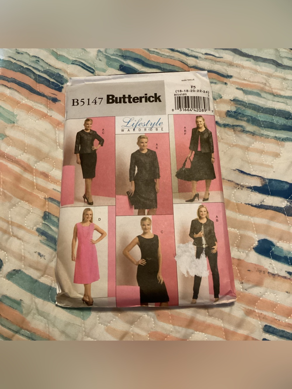 Misses/misses Petite Jacket,top,dress,skirt Sewing Pattern B5147 Sz 16-24 Uncut
